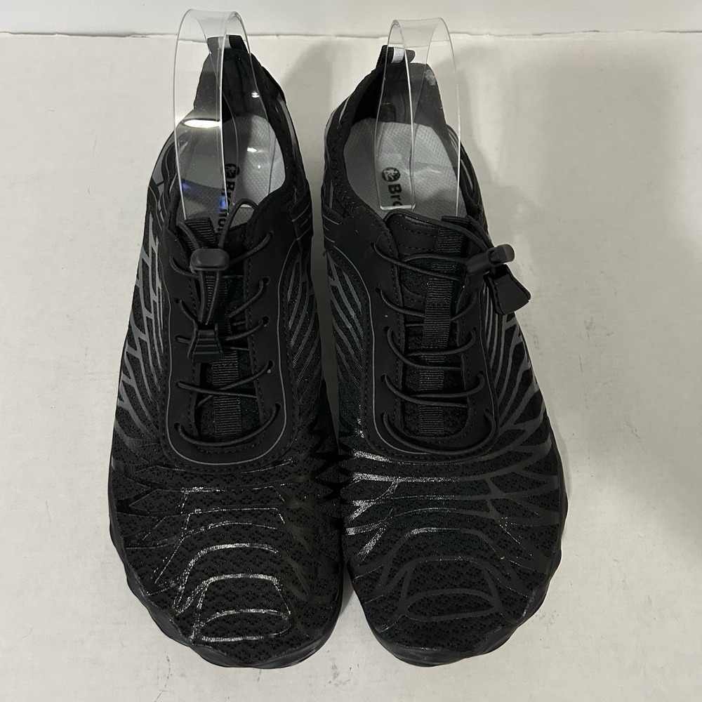 BRONOIR Men's 11.5 Grounding Barefoot Shoes w/ Copper Black Low Lace Sneaker
